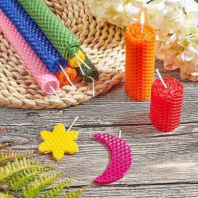 Beeswax Honeycomb Sheets DIY-WH0162-55B-09-1