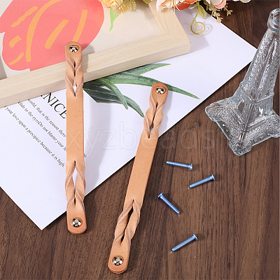 Leather Cabinet Handles Replacement FIND-WH0111-437-1