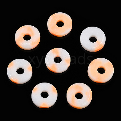 Handmade Polymer Clay Beads CLAY-YW-6.0mm-A13-1