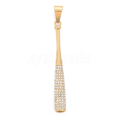 304 Stainless Steel Big Pendants STAS-K214-34G-1