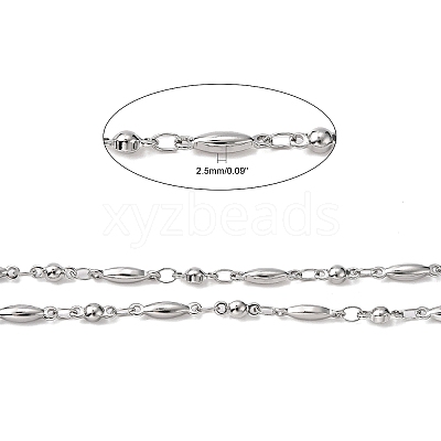 Tarnish Resistant 304 Stainless Steel Link Chains X-CHS-K001-83-1