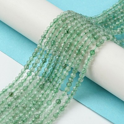 Natural Green Strawberry Quartz Beads Strands G-Z034-A02-01-1