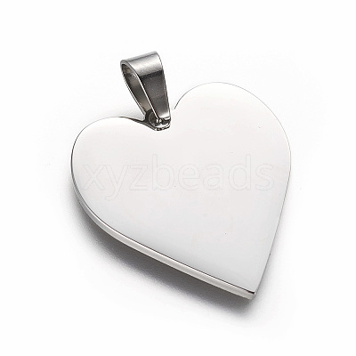 Non-Tarnish 304 Stainless Steel Pendants X-STAS-F214-02P-1