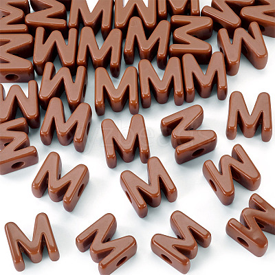 Opaque Acrylic European Beads OACR-TAC0019-006M-1