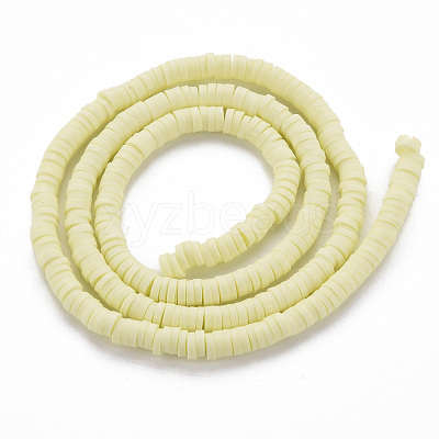 Handmade Polymer Clay Bead Strands CLAY-T002-4mm-75-1