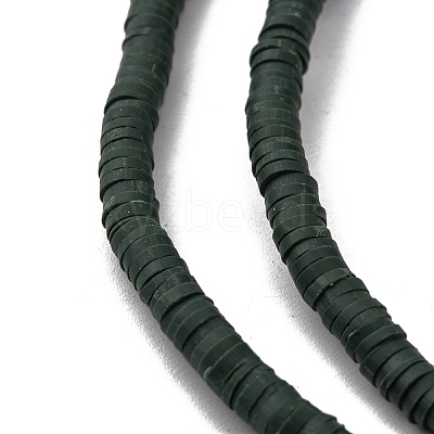 Handmade Polymer Clay Beads Strands CLAY-R089-4mm-Q081-1