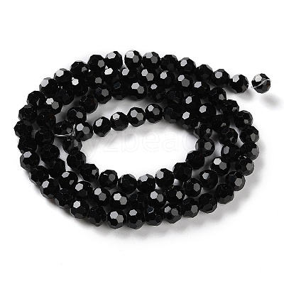 Transparent Glass Beads Strands GLAA-Q104-01B-1
