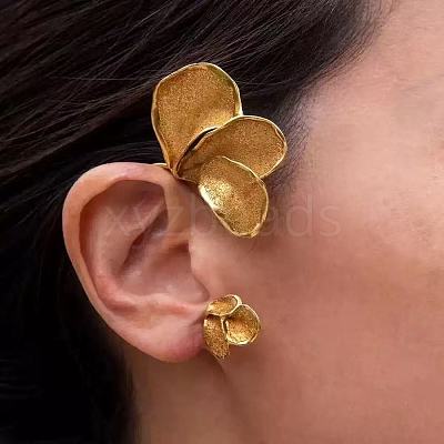 Alloy Flower Cuff Earrings for Women WGC4756-01-1