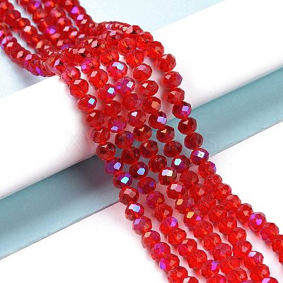 Electroplate Glass Beads Strands EGLA-A034-T2mm-L09-1