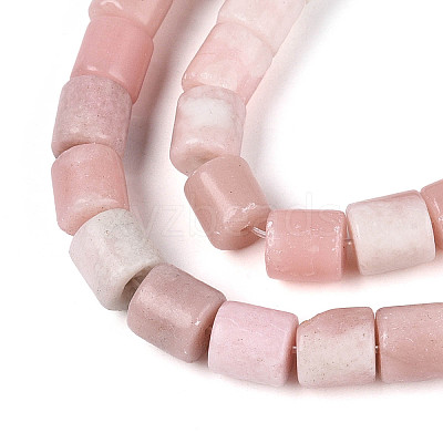 Natural Pink Opal Beads Strands G-T141-85A-02-1