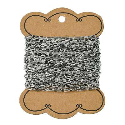 Tarnish Resistant 304 Stainless Steel Cable Chains CHS-L015-15-1