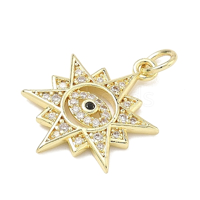 Brass Micro Pave Cubic Zirconia Pendants KK-K417-15B-G-1