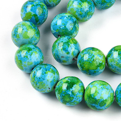Synthetic Turquoise Beads Strands TURQ-T004-08A-06-1
