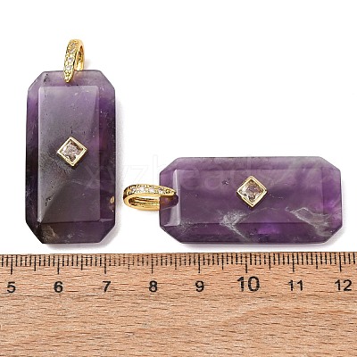 Natural Amethyst Pendants GG-CBA51ED-05G-01-1