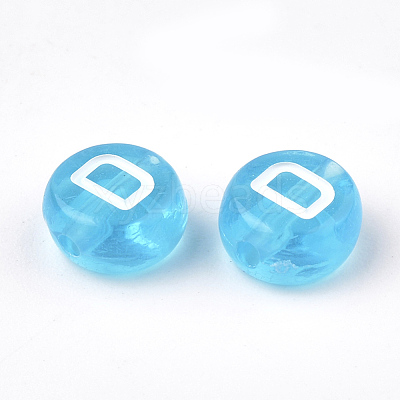 Transparent Acrylic Beads TACR-N002-04F-1