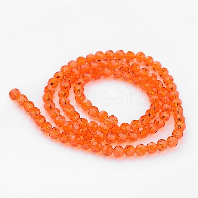 Transparent Glass Bead Strands GLAA-G013-10mm-70-1