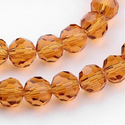 Transparent Glass Bead Strands GLAA-G013-6mm-65-1