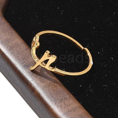 304 Stainless Steel Cuff Rings for Women RJEW-D285-01G-P-1