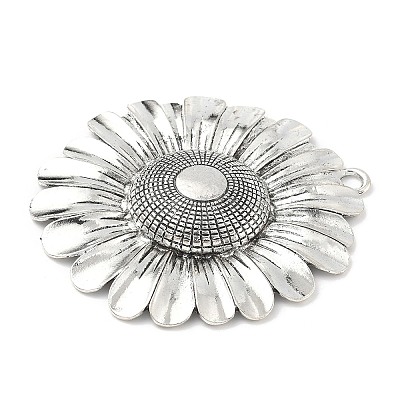 Tibetan Style Alloy Big Pendants TIBEP-F077-01A-1