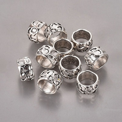 Rondelle Tibetan Style Alloy Beads LS-X-LF10982Y-1