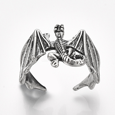 Alloy Cuff Finger Rings X-RJEW-T008-03-1