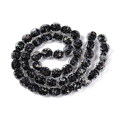 Handmade Foil Glass Beads FOIL-N029-10A-1