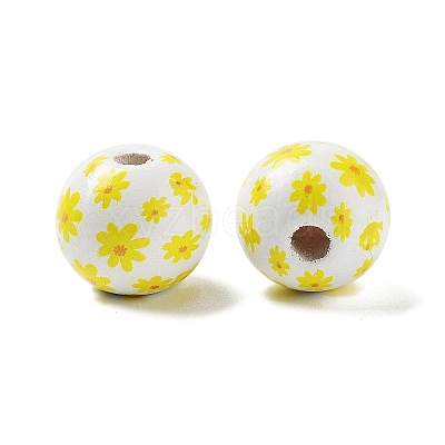 Wood European Beads WOOD-M011-06B-1