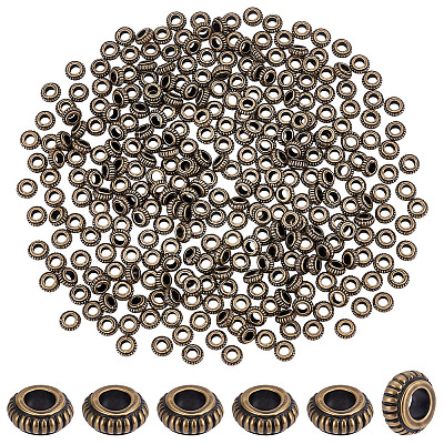 300Pcs Tibetan Style Alloy Beads FIND-HY0005-35-1