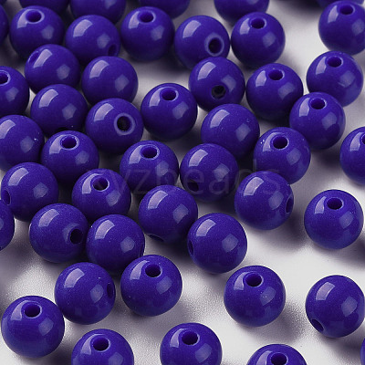 Opaque Acrylic Beads X-MACR-S370-C8mm-A36-1