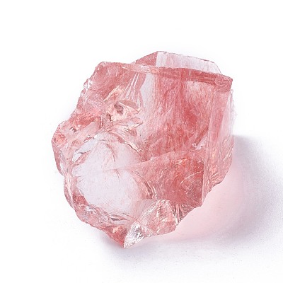 Cherry Quartz Glass Beads G-F621-17-1