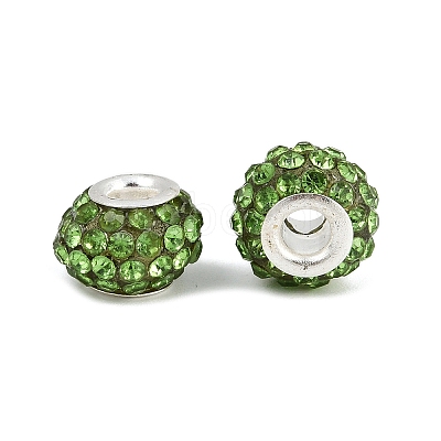 Resin Rhinestone Beads CPDL-H001-10x7mm-15-1