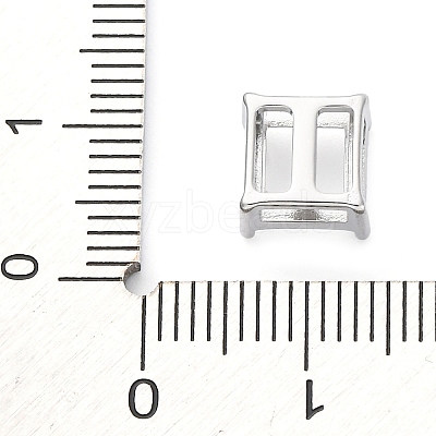 304 Stainless Steel Rhinestone Claw Settings STAS-U042-05C-P-1