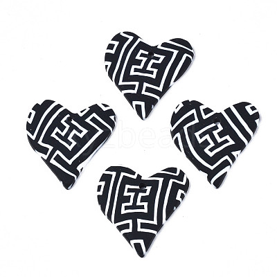 Handmade Polymer Clay Pendants CLAY-N010-045A-1