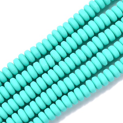 Handmade Polymer Clay Beads Strands X-CLAY-N008-008G-1