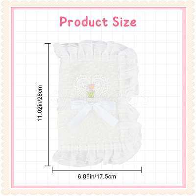 Polyester Scrapbook Fabric Protective Case DIY-WH20002-98-1