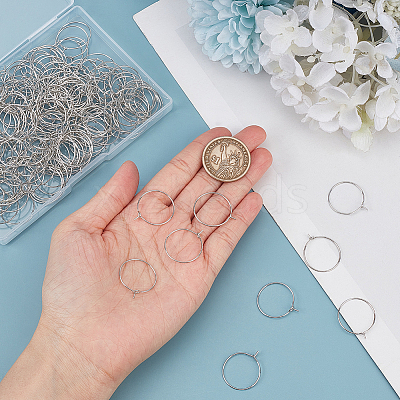 200Pcs Brass Wine Glass Charm Rings KK-SP0001-31A-P-1