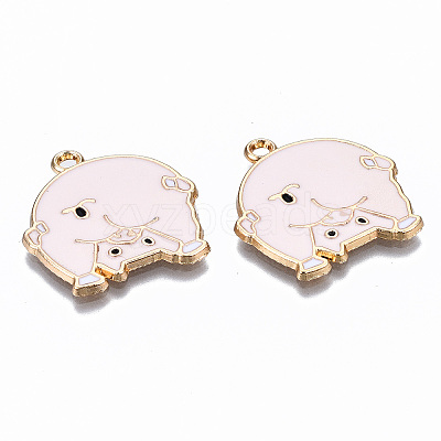 Alloy Enamel Pendants ENAM-S127-023-RS-1