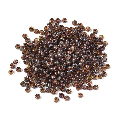 Picasso Cylinder Glass Seed Beads SEED-N011-01D-1