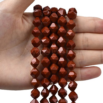 Natural Red Jasper Beads Strands G-Z119-A22-03-1