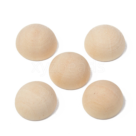 Unfinished Natural Wood Cabochons WOOD-R269-G-1