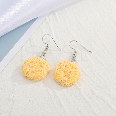 Alloy Food Model Dangle Earrings PW-WG867B3-22-1