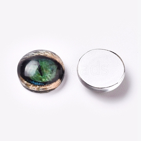 Glass Cabochons GLAA-WH0015-22F-05-1
