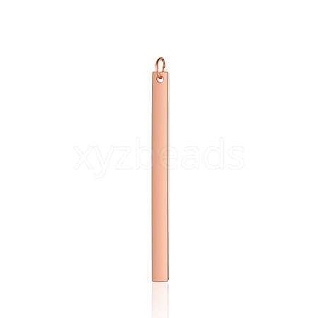 Ion Plating(IP) 304 Stainless Steel Pendants STAS-I311-07RG-1