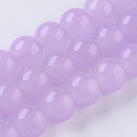 Glass Beads Strands X-GLAA-I039-8mm-07-1