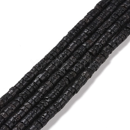 Natural Lava Rock Beads Strands G-M394-03B-1