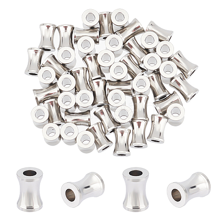 Unicraftale 50Pcs 303 Stainless Steel Beads STAS-UN0055-78-1