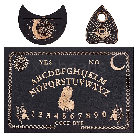 Wooden Witch Craft Sets DJEW-WH0063-30J-1