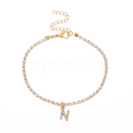 Fashionable and Creative Rhinestone Anklet Bracelets DA6716-14-1