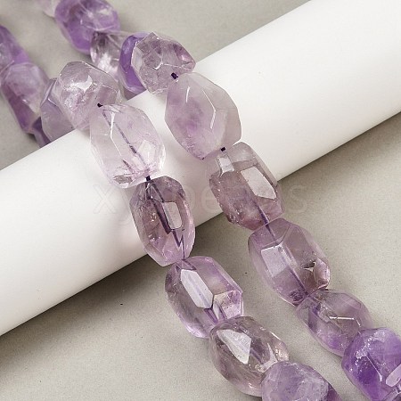 Natural Amethyst Beads Strands G-F796-C07-01-1