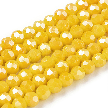 Opaque Glass Beads Strands EGLA-A035-P3mm-A04-1